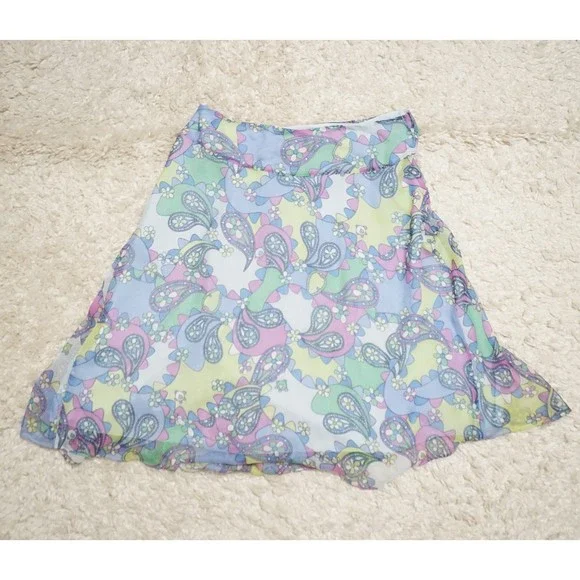 Rafaella 2 piece set Shirt and Skirt Floral Pattern Size S Women - Picture 5 of 9